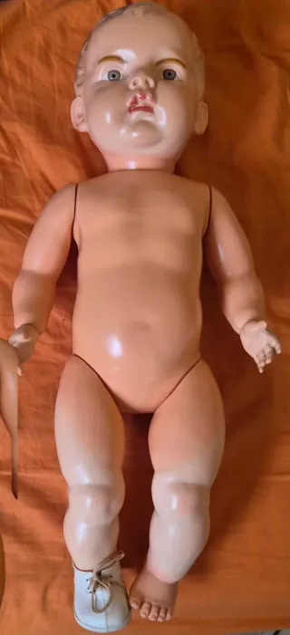 Bambola antica anni '20/'40 60cm