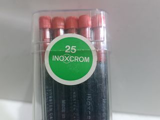 25 Recargas Bolígrafo INOXCROM Gigante Rojo
