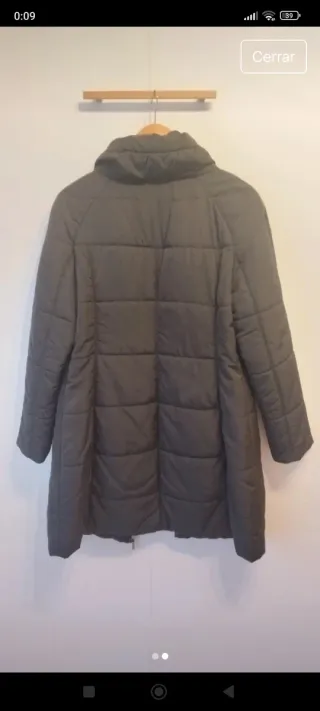 Abrigo acolchado negro