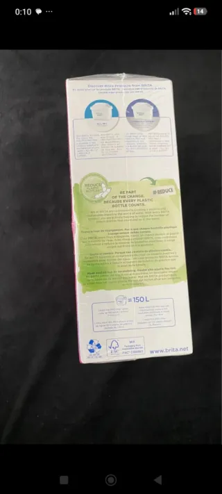 Jarra Brita Marella + 4 filtros.