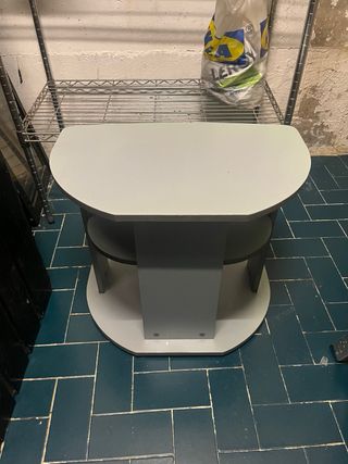 Mueble TV gris madera