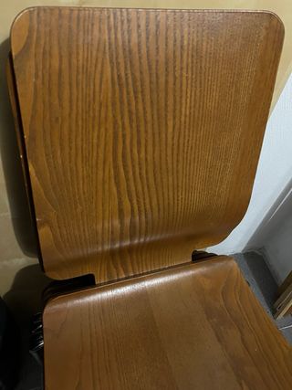 Conjunto 4 Sillas Madera