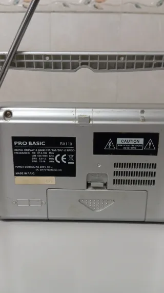 Radio PROBASIC Portátil Digital Gris