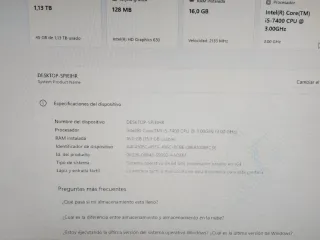 Ordenador Clonico I5-7400 Compacto