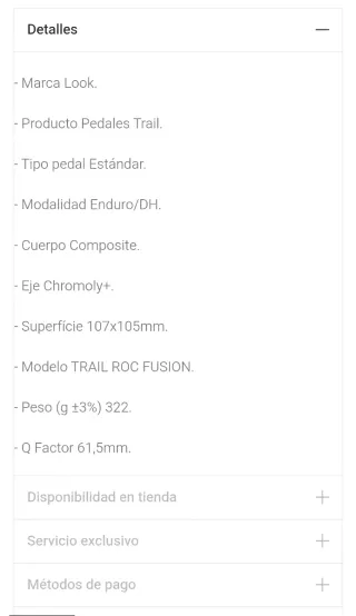 Pedales Look Trail Fusion Naranja