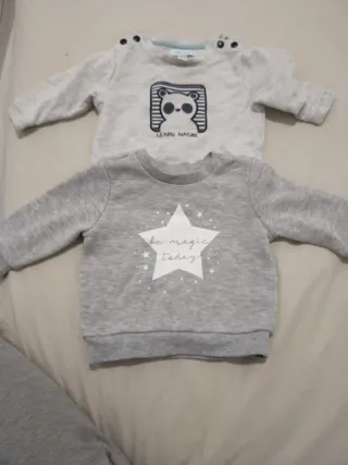 Lote 2 felpe per neonati