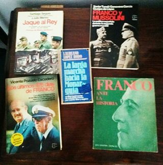 Lote libros sobre Franco y su época