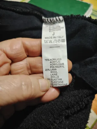 Vestido negro manga 3/4