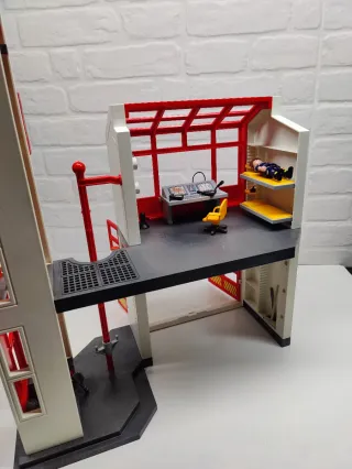 Playmobil Parque Bomberos Estación con Alarma