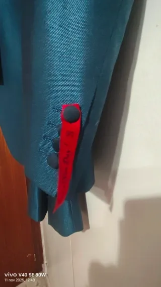 Traje de Novio Azul Teal Nuevo