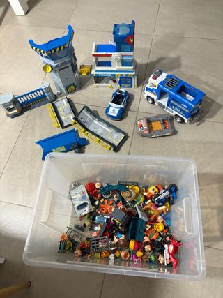 Lote Playmobil Policía y Barco