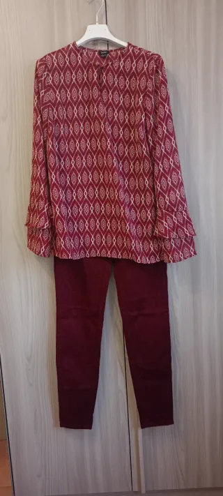 Set Boho-Chic: Blusa Fantasia + Pantalone