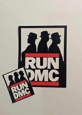 Pegatina de vinilo RUN DMC