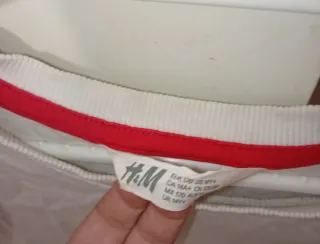 Camiseta corta bicolor