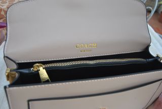 Mala Coach Nude Nova com Caixa