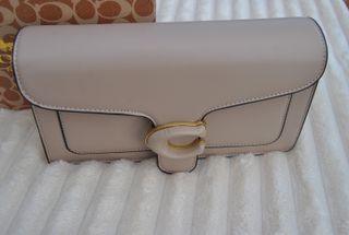 Mala Coach Nude Nova com Caixa