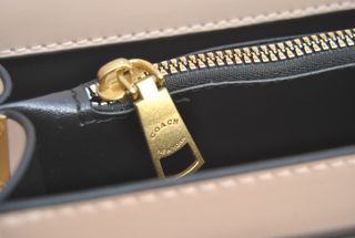 Mala Coach Nude Nova com Caixa