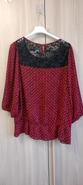 Set Fornarina Blusa & Pantalone Nero Rosso