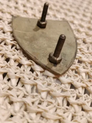 Chapa Virgen de Montserrat Esmaltada per moto vespa