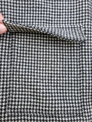 Chaqueta The Kooples Houndstooth Negra y Gris