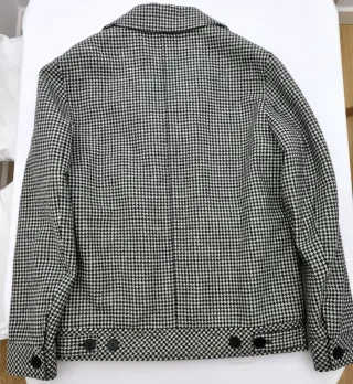 Chaqueta The Kooples Houndstooth Negra y Gris