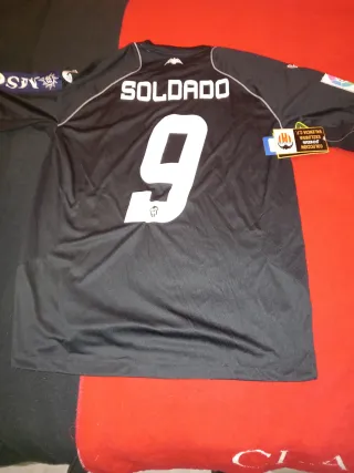 Camiseta Valencia CF Joma Negra Talla m