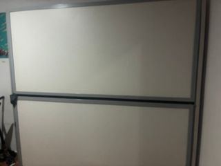 Litera Plegable Metal Gris/Blanca