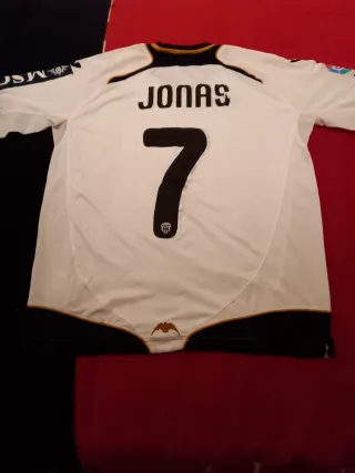 Camiseta Valencia CF Joma Blanca y Dorada