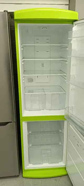 Nevera Combi Verde svan no Frost energía A+