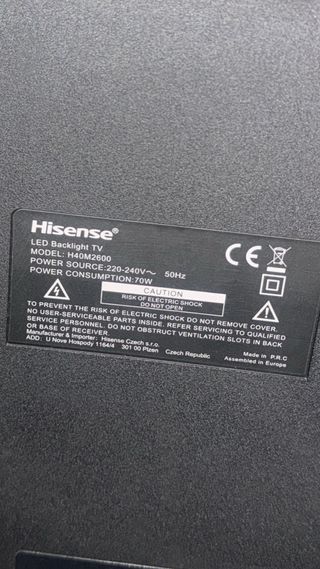 TV Hisense 40 Smart TV