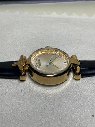 Reloj Vivienne Westwood Mujer Cuero Dorado