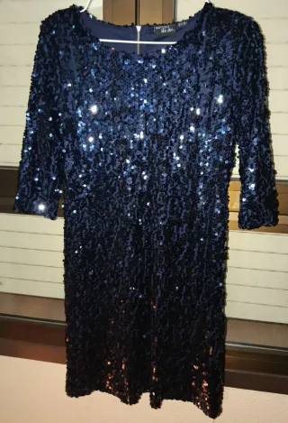 Vestido de fiesta ESPRIT azul talla M