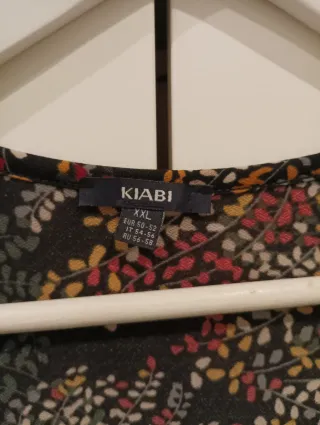 Vestido kimono largo estampado