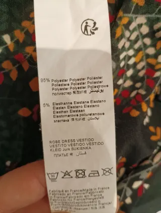 Vestido kimono largo estampado