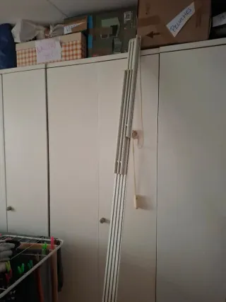 Rieles panel japonés (blanco)