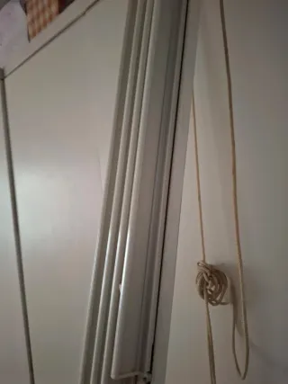 Rieles panel japonés (blanco)