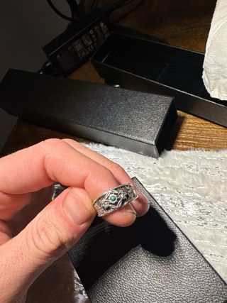 Colgante plata ley con esmeraldas y rubi