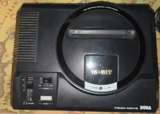 Consola Sega Mega Drive Negra