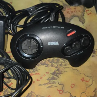 Consola Sega Mega Drive Negra