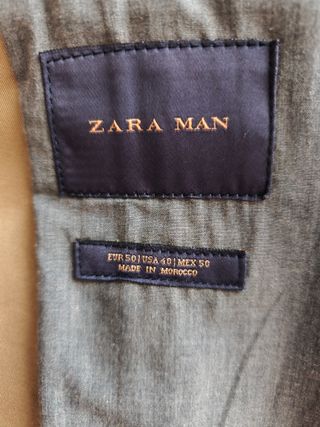 Chaqueta americana hombre beige