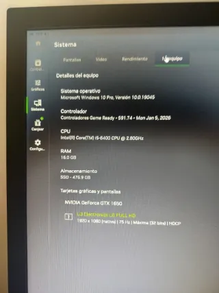 PC Gaming GTX 1650, i5 8400, 16GB RAM