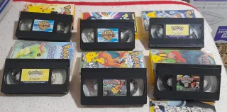 Lote 6 Películas VHS Pokémon