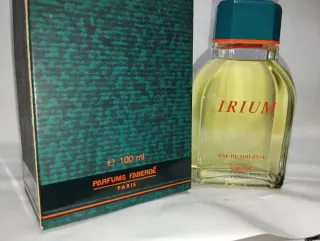 Frasco de colonia Irium Faberge descatalogado