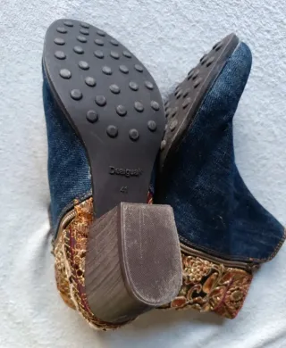 Botines Desigual Denim Bordados