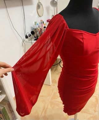Vestido rojo. Usado 1 vez