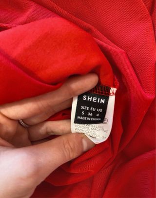 Vestido rojo. Usado 1 vez