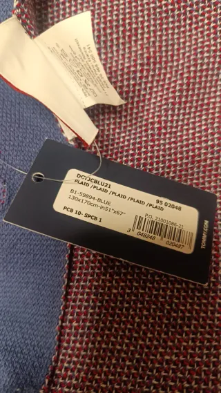 Manta Tommy Hilfiger Jeans Azul