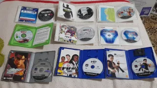 Lote 9 Videojuegos PS2, PS3, Xbox One