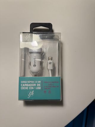 Cargador Coche  Carga Rápida 1 USB