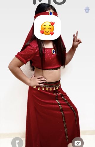 Disfraz carnaval niña talla10/11años